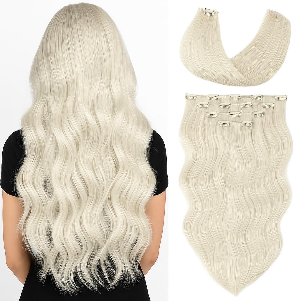 Extensiones platino onduladas — Anny's Beauty Salon