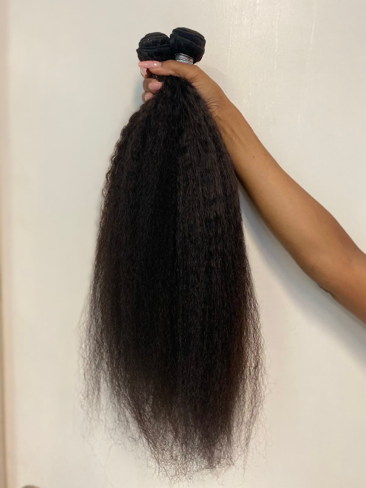 Bundles de cabello rizado natural