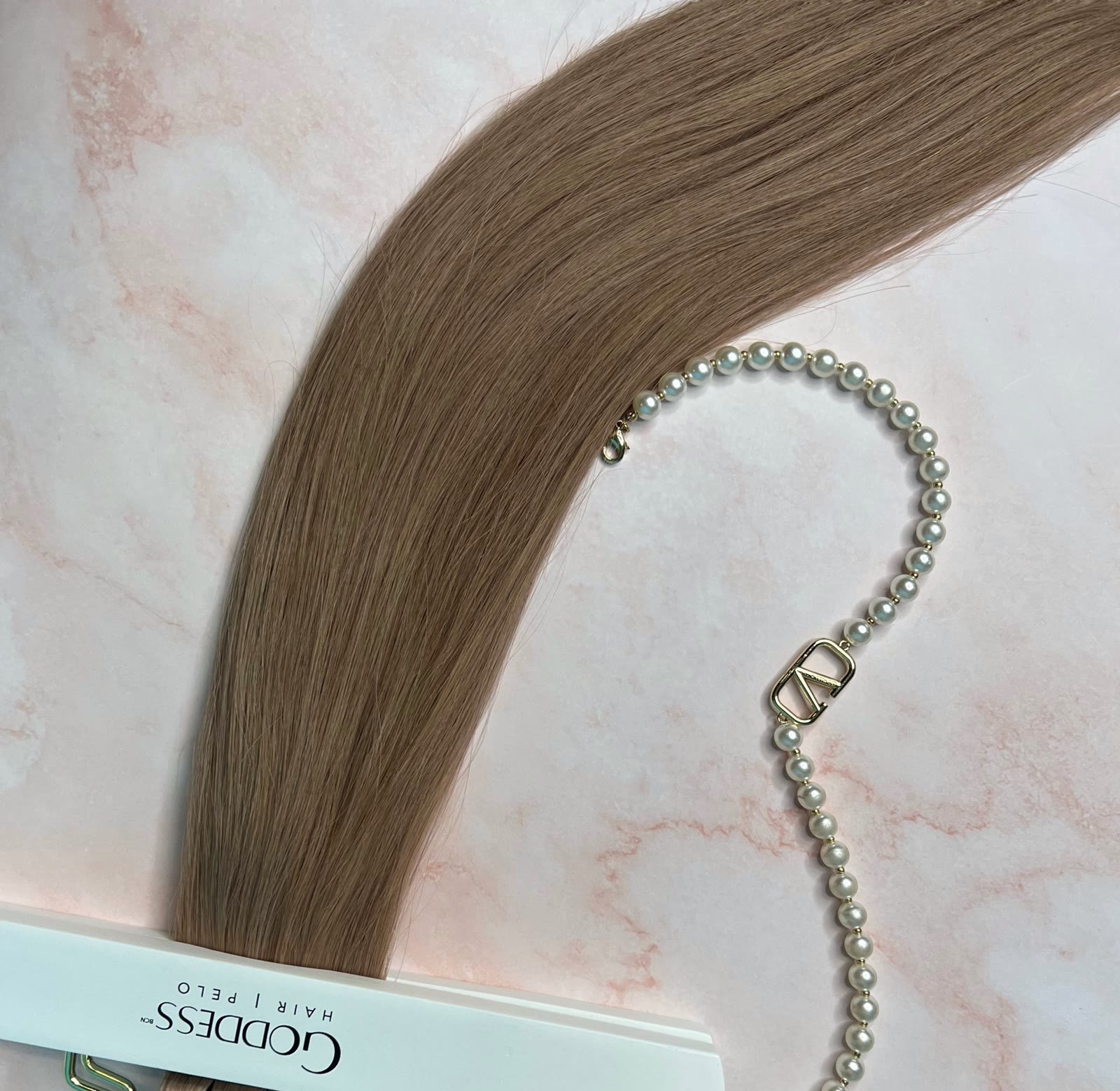 Extensiones de cabello Goddess Hair — técnica de anillas